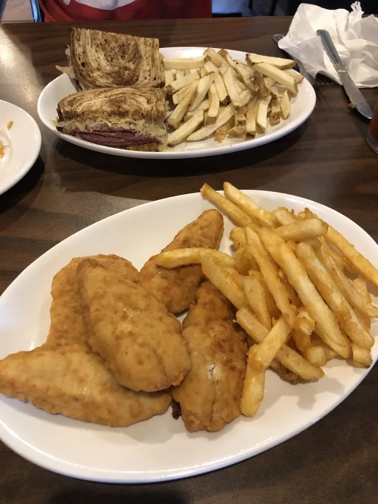 Chicken Tenders and Beer Battered Fries