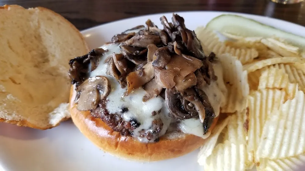 Mushroom Swiss Burger